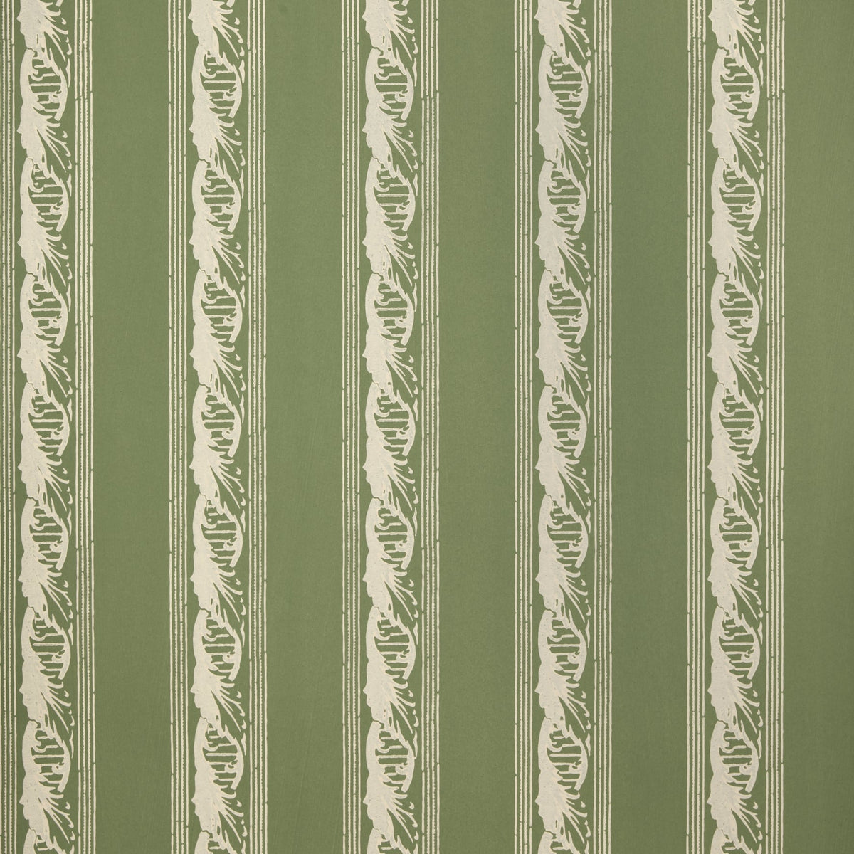 Palantine Stripe Piccola Wallpaper by Flora Soames in Carciofo