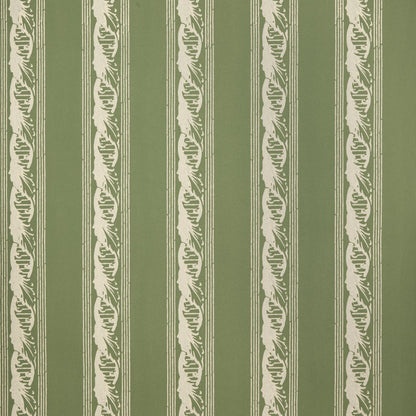 Palantine Stripe Piccola Wallpaper by Flora Soames in Carciofo