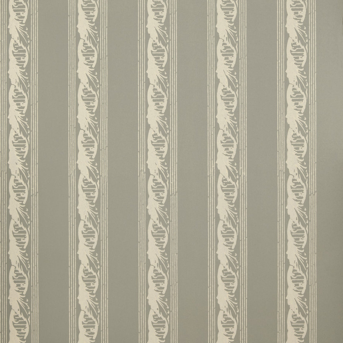 Palantine Stripe Piccola Wallpaper by Flora Soames in Dove
