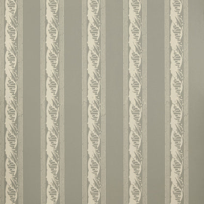 Palantine Stripe Piccola Wallpaper by Flora Soames in Dove