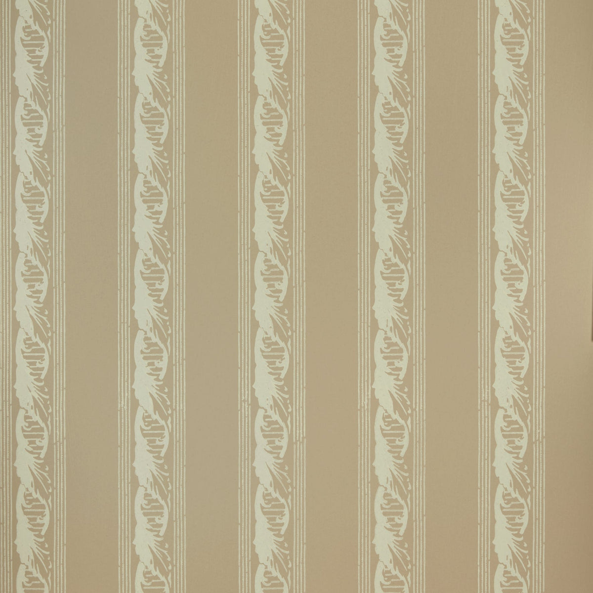 Palantine Stripe Piccola Wallpaper by Flora Soames in Plaster