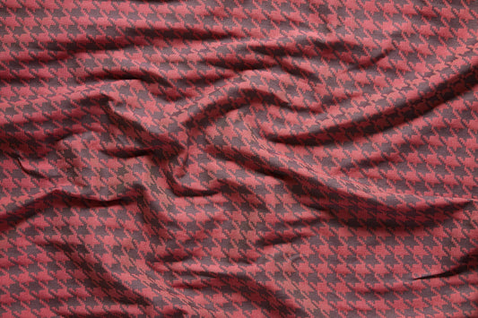 Walter Fabric by Flora Soames in Wine