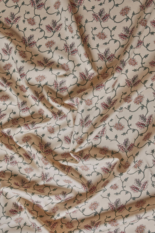 West House Trellis Fabric by Flora Soames in Warmer Backcloth