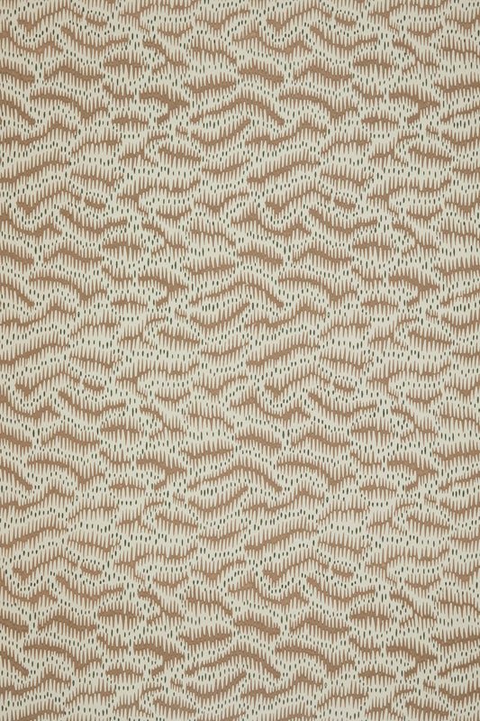 Daphne's Feathers Wallpaper by Flora Soames in Bronze