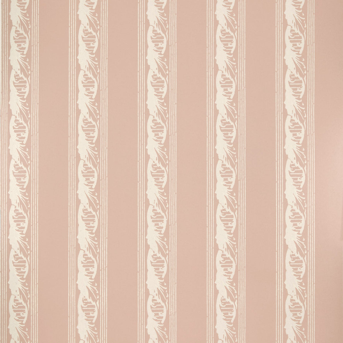 Palantine Stripe Piccola Wallpaper by Flora Soames in Powder