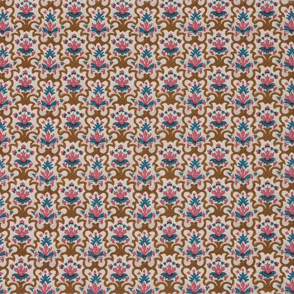Floriane Fabric by Alice Sergeant in Chestnut