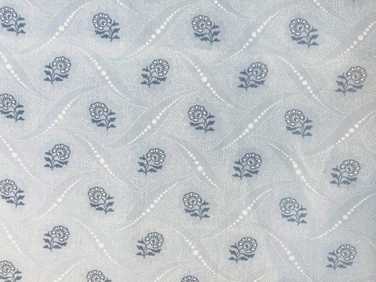 Sprigs Fabric by Betsy Textiles in French Blue