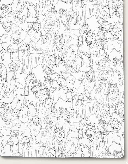 Friends Wallpaper by Aux Abris in Pencil