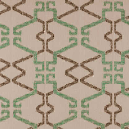 Caprera Fabric by Gaston y Daniela in Onyx/Verde