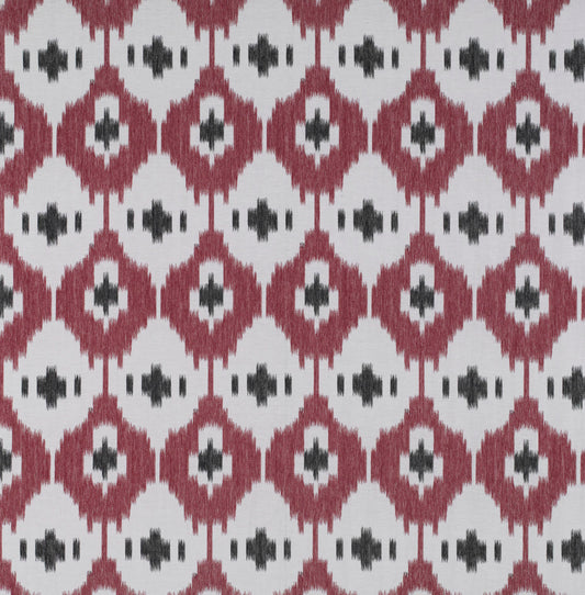Panarea Fabric by Gaston y Daniela in Rojo/Onyx