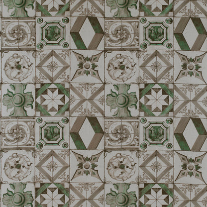 Trastevere Fabric by Gaston y Daniela in Verde