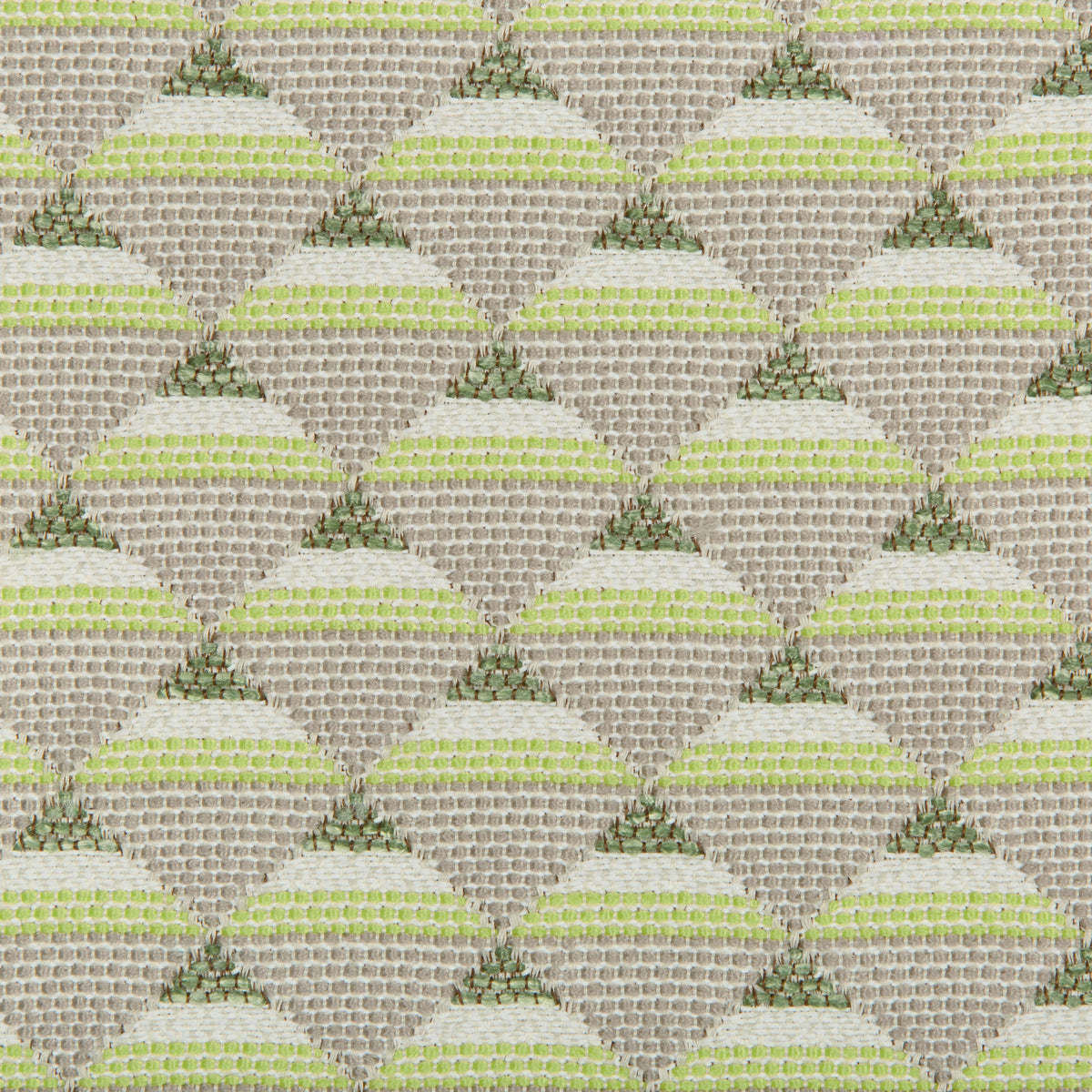 Piramides Fabric by Gaston y Daniela in Verde