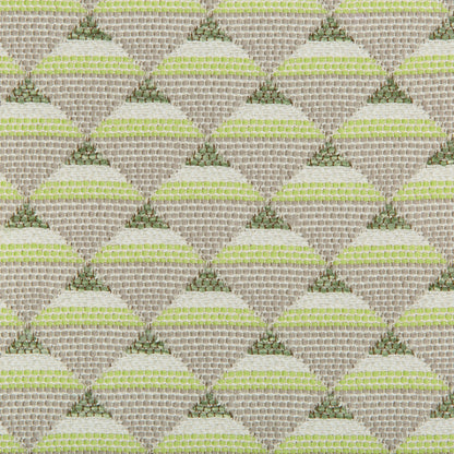 Piramides Fabric by Gaston y Daniela in Verde