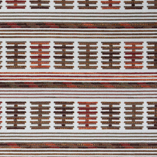 Toro Sentado Fabric by Gaston y Daniela in Teja