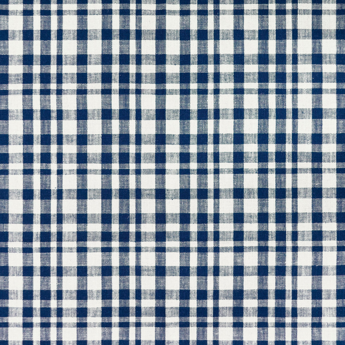 Drach Fabric by Gaston y Daniela in Blanco/Azul Oscuro