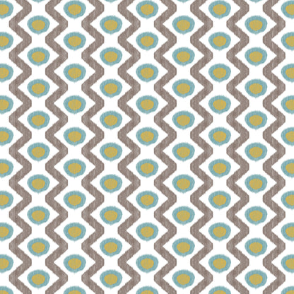 Cala Marsal Fabric by Gaston y Daniela in Azul Marron