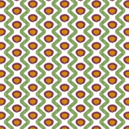 Cala Marsal Fabric by Gaston y Daniela in Verde Burdeos
