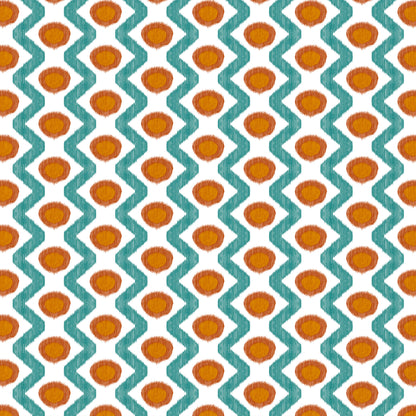 Cala Marsal Fabric by Gaston y Daniela in Turquesa Teja