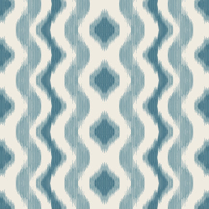 Cala Ferrera Fabric by Gaston y Daniela in Azul