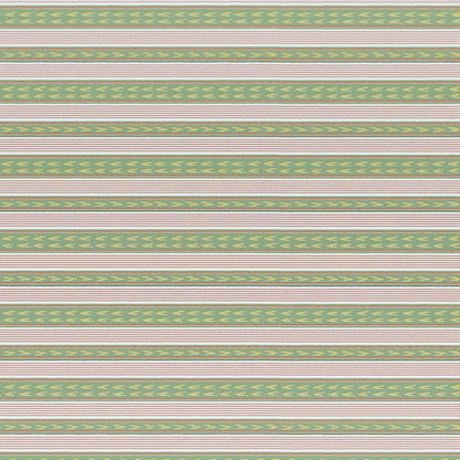 Kora Fabric by Gaston y Daniela in Verde/Naranja