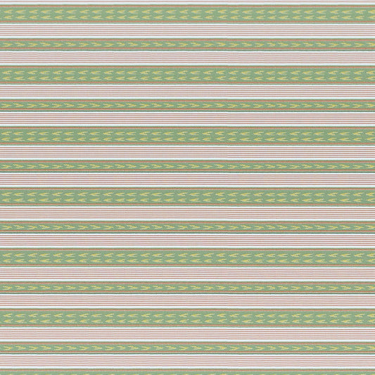 Kora Fabric by Gaston y Daniela in Verde/Naranja