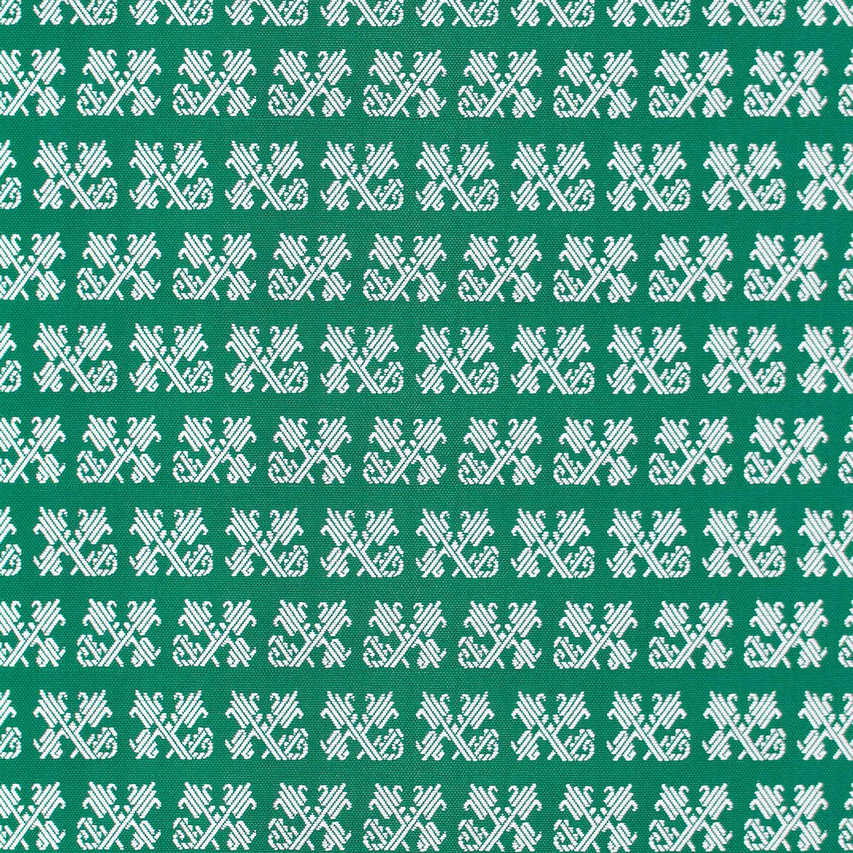 Tulip Fabric by Gaston y Daniela in Verde Oscuro
