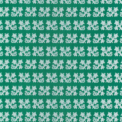 Tulip Fabric by Gaston y Daniela in Verde Oscuro