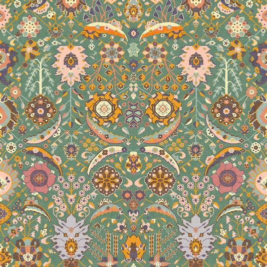 Eduarda Fabric by Gaston y Daniela in Verde