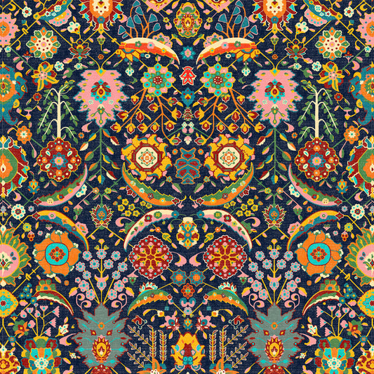 Eduarda Fabric by Gaston y Daniela in Navy