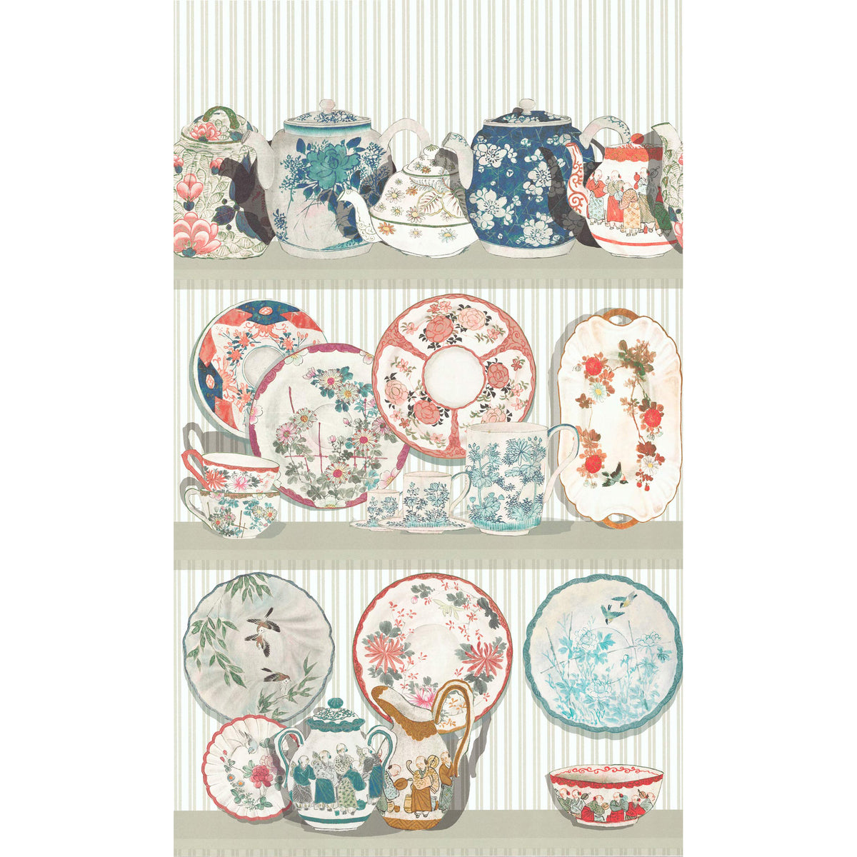 Tea Time Wallpaper by Gaston y Daniela in Multi