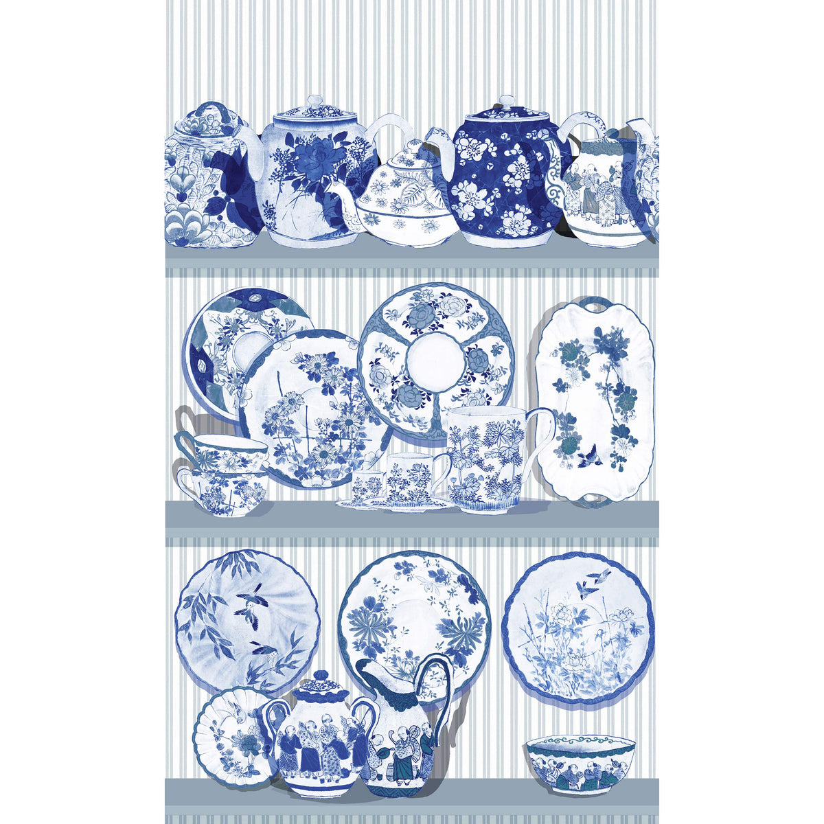 Tea Time Wallpaper by Gaston y Daniela in Azul