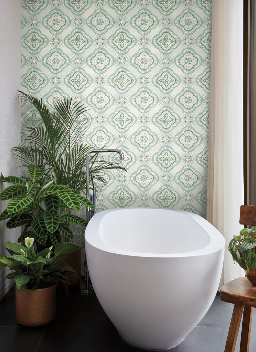 Garden Trellis Wallpaper