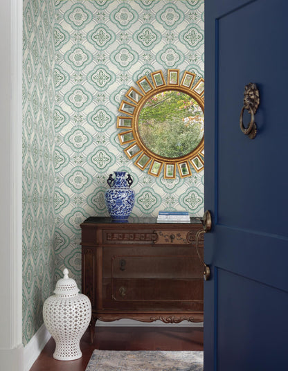 Garden Trellis Wallpaper
