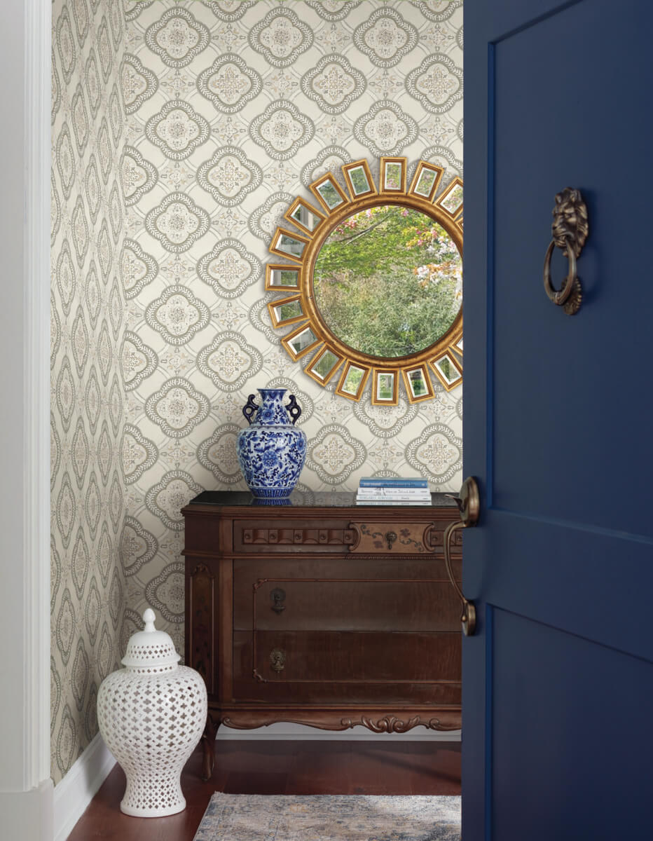 Garden Trellis Wallpaper