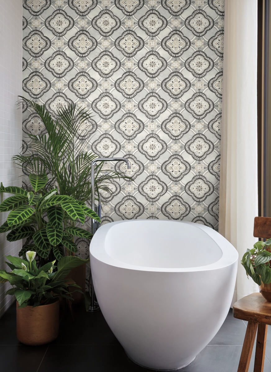 Garden Trellis Wallpaper