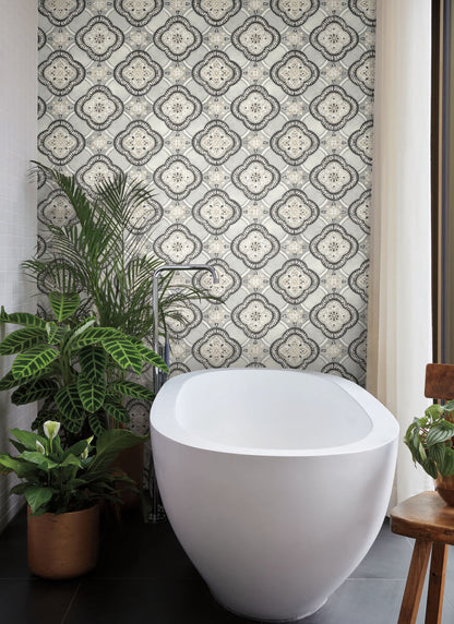 Garden Trellis Wallpaper
