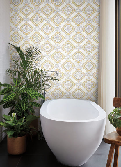 Garden Trellis Wallpaper