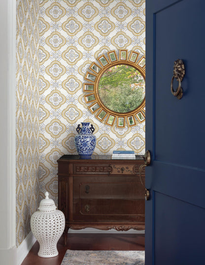 Garden Trellis Wallpaper