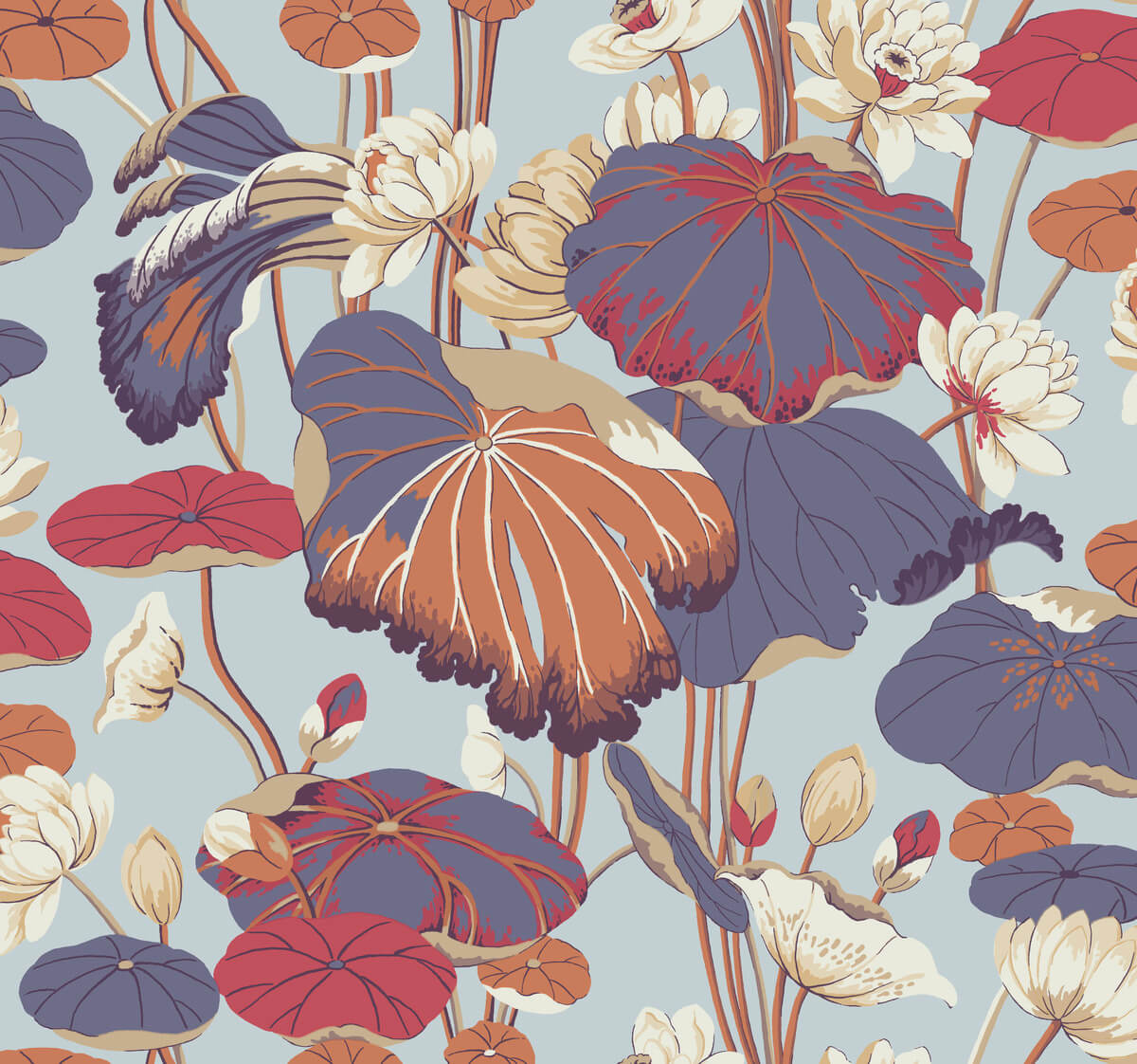 Greenhouse Lotus Pond Wallpaper