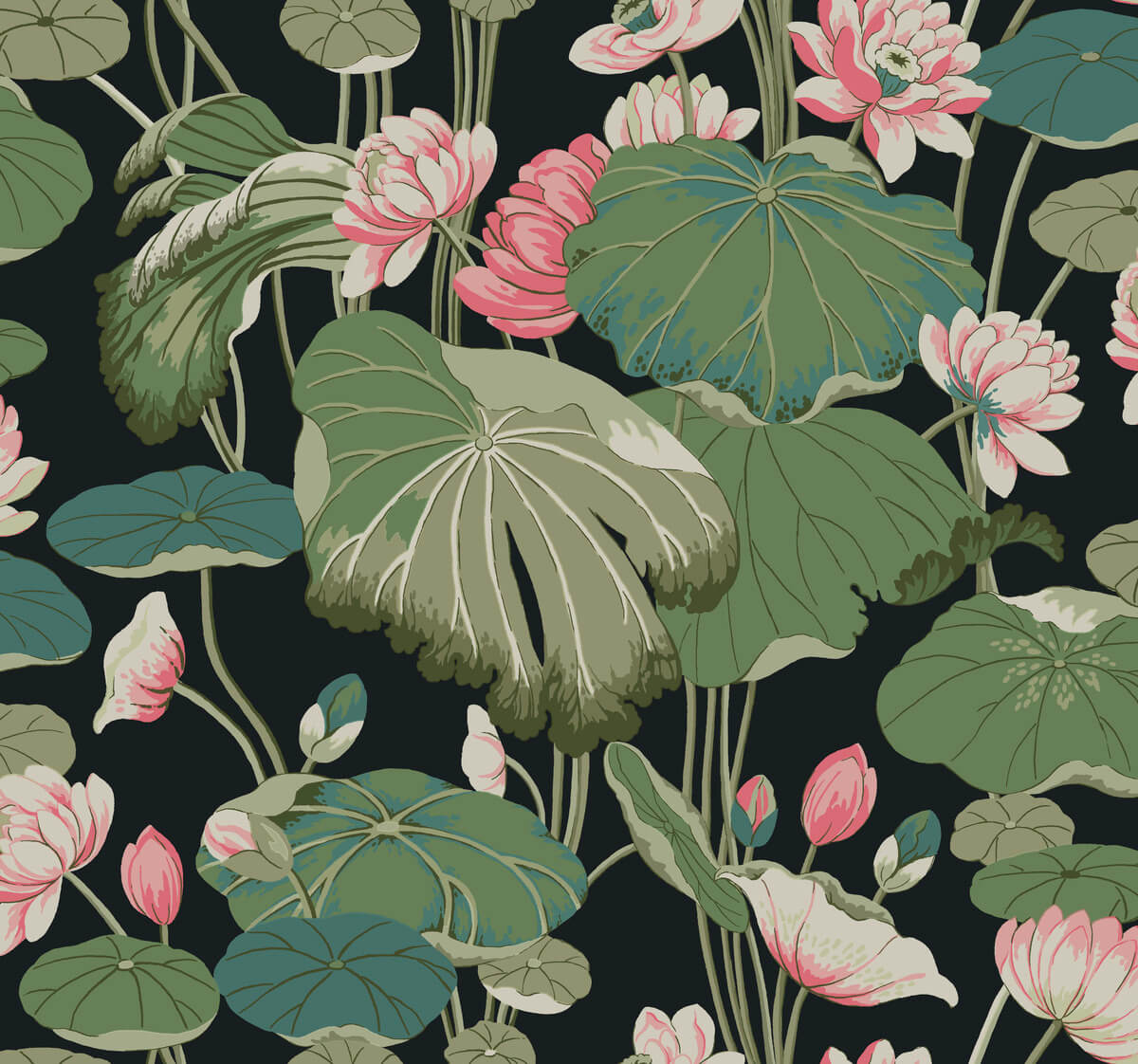 Greenhouse Lotus Pond Wallpaper