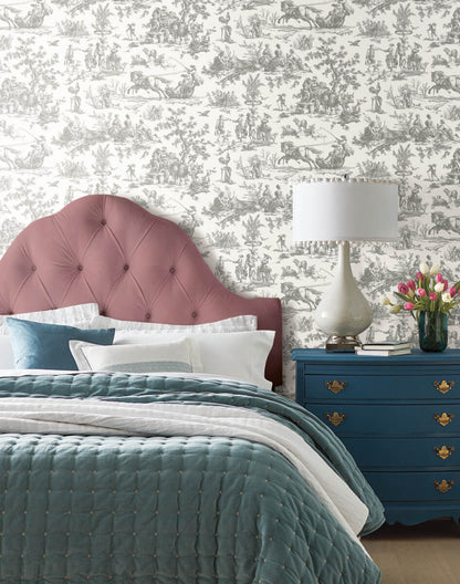 Seasons Toile Wallpaper