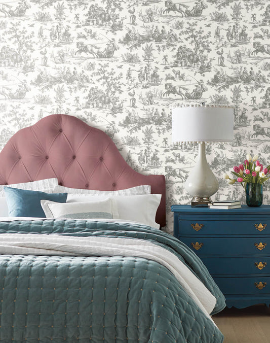 Seasons Toile Wallpaper
