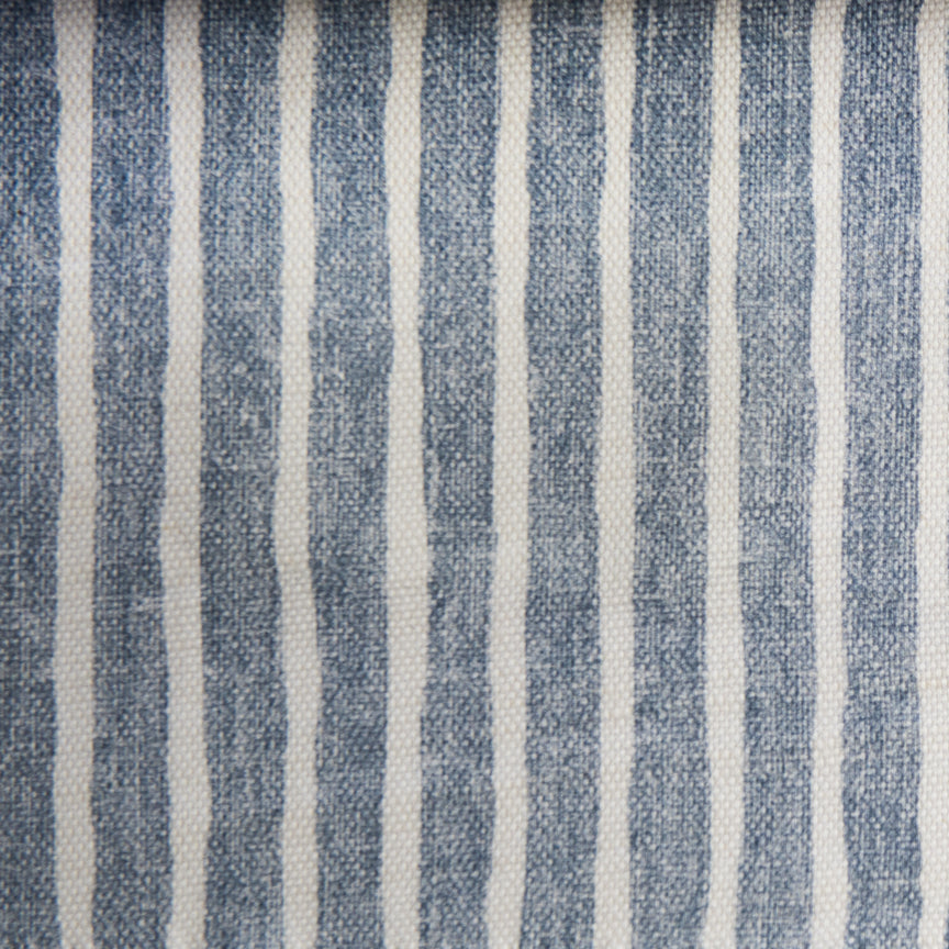 Kerala Stripe Fabric by Titley & Marr in Prussian