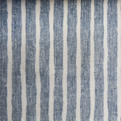 Kerala Stripe Fabric by Titley & Marr in Prussian