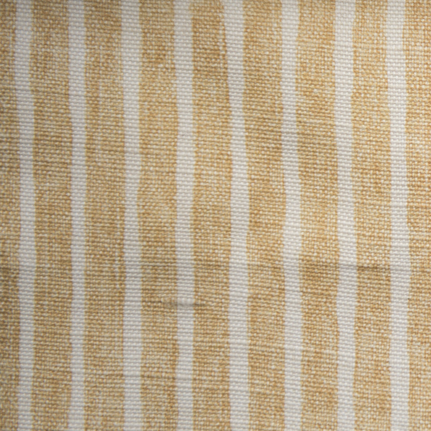Kerala Stripe Fabric by Titley & Marr in Yellow Ochre
