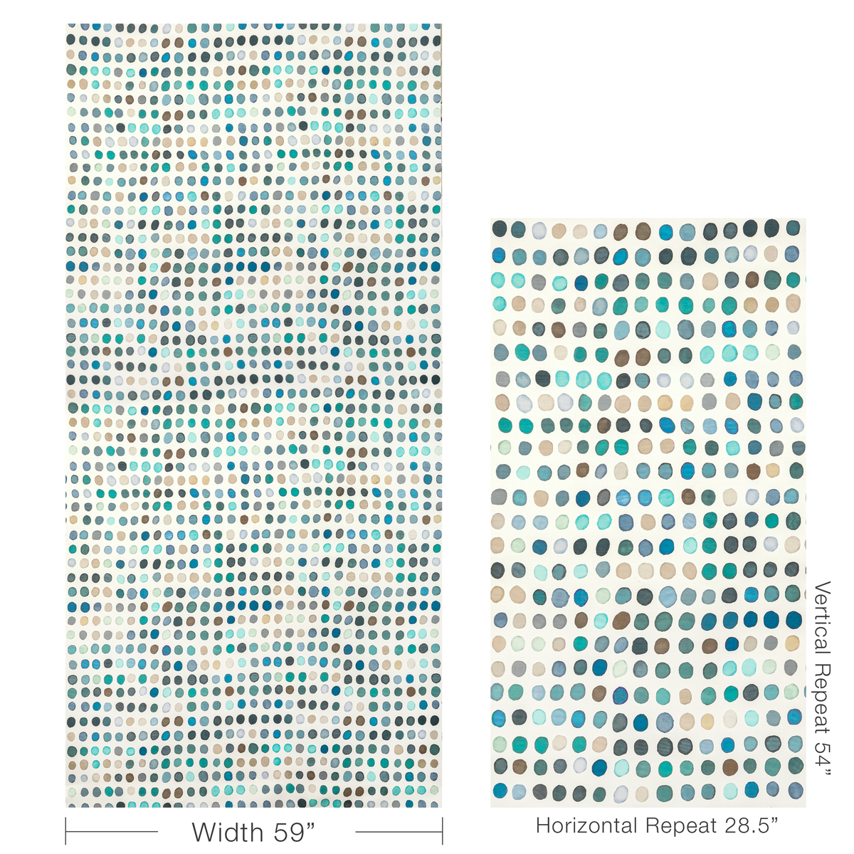 Twister Print - Denim/Aqua