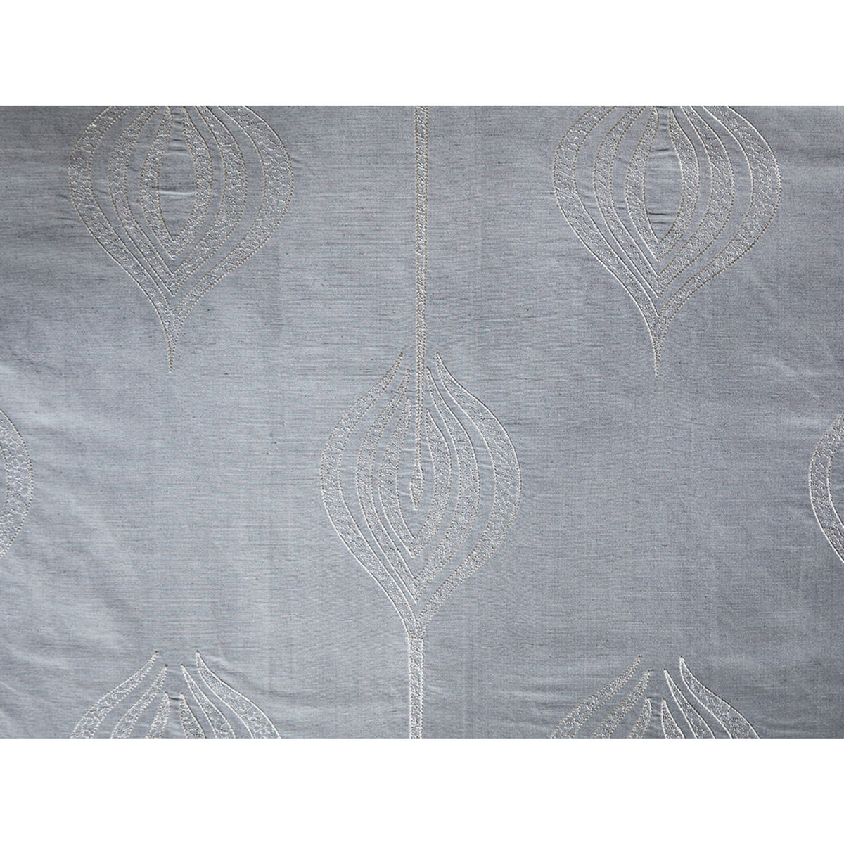 Tulip Embroidery - Aqua