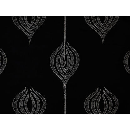 Tulip Embroidery - Black