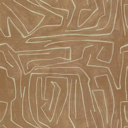 Graffito - Salmon/Cream