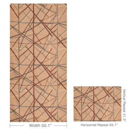 Simpatico Print - Faded Terracotta